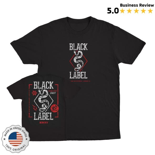 Black Label 'Gold Snake' New T-Shirt KT8 Merch Shop