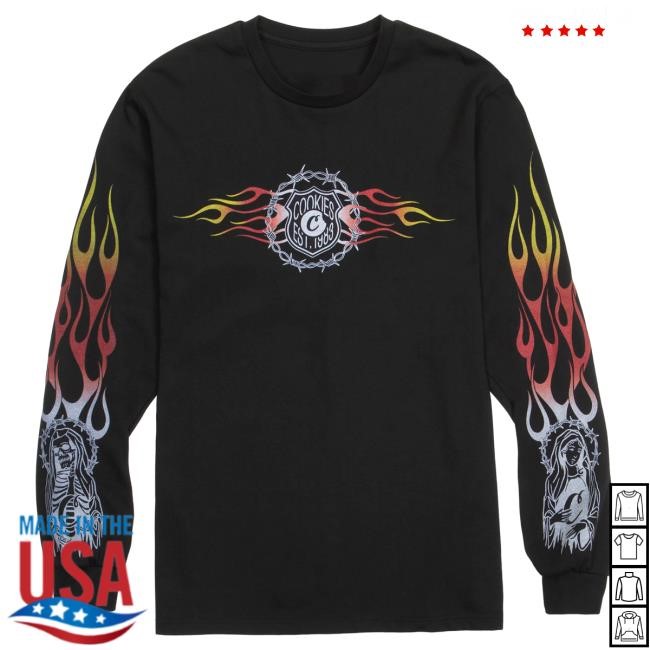 Official Cookies Merch Store Shop Cookies Highway Lightning Longsleeve Shop Cookiessf
