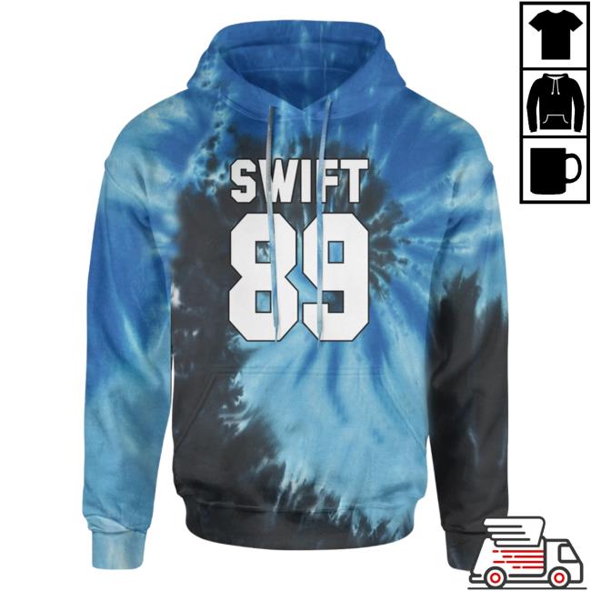 Official Expression Tees Taylor Swift 89 Birth Year Music Fan Era Midnight Lover Unisex Sweaters Tie Dye Blue Ocean