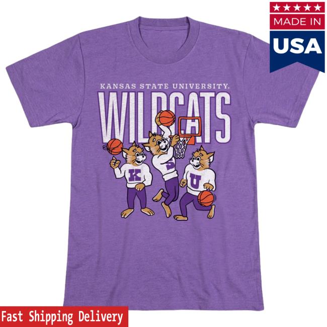 Kansas State Wildcats Ksu Hoops Retro T Shirt