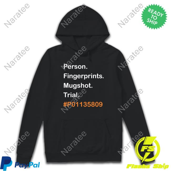 Official Emily Winston Trump Person Fingerprints Mugshot Trial #P01135809 Shirts