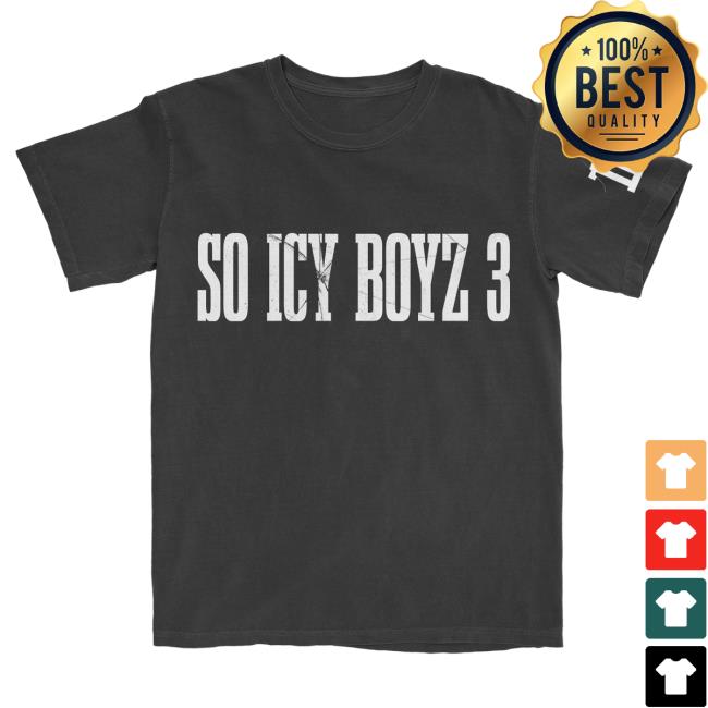 Official Big Scarr Clothing Store Merch So Icy Boyz 3 Hot Shirt BigScarr Shop