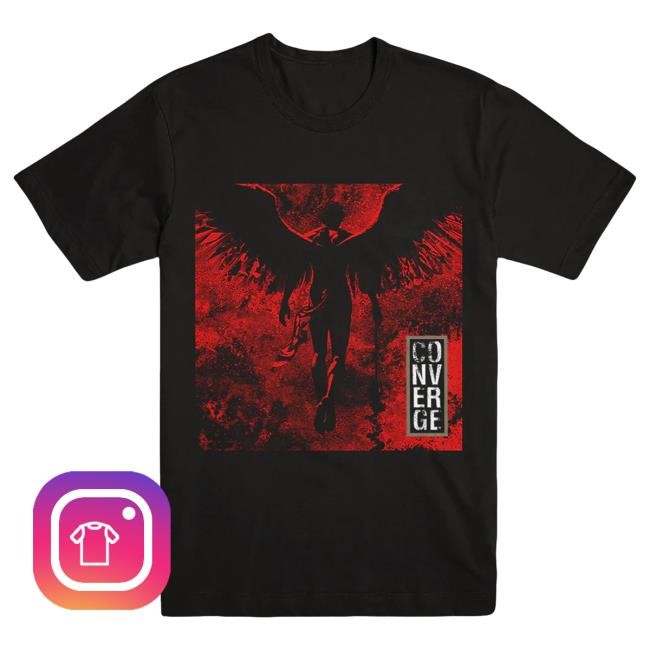 Converge "Love Is Not Enough - Black" T Shirt Evil Greed Merch Store Official