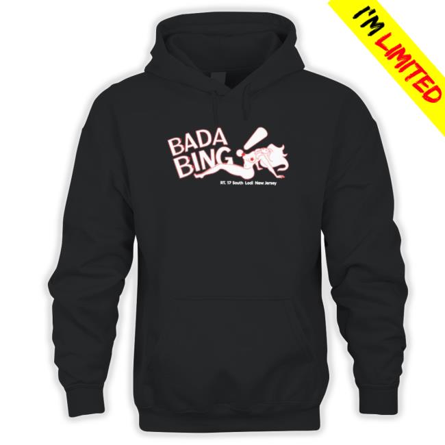 Official Bada Bing Rt 17 South Lodi New Jersey Crewneck Sweatshirt