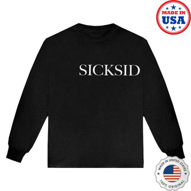 Official Playboi Carti Merch Playboi Carti Sicksid Long Sleeve New Shirt Black PlayboiCarti Clothing Shop Store