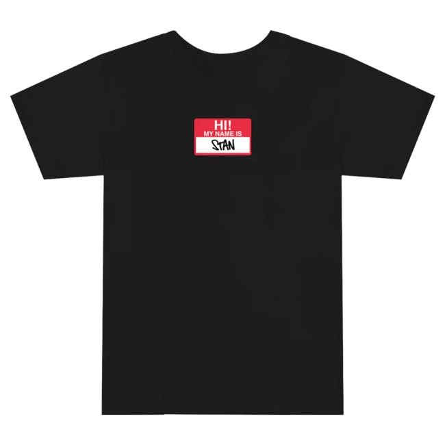 Official Eminem Hi! My Name Is Stan Top Shirt Slim Shady