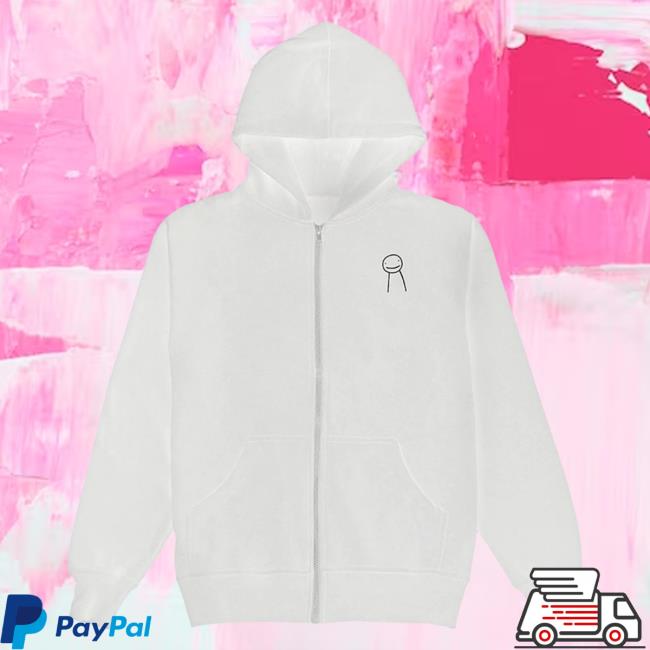 Official Dream Smile Merch Store Dream Smile Dream Character Full-Zip Pullover Hoodie White Dream Updates DreamSmile