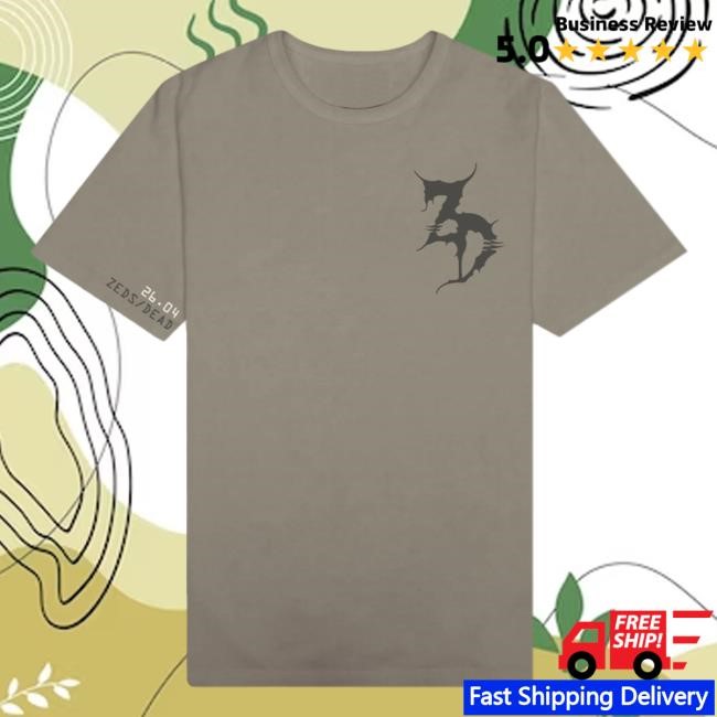 Zeds Dead Official Shop Merch Zeds Dead - Swampy - Heavyweight Tshirt - Sandstone