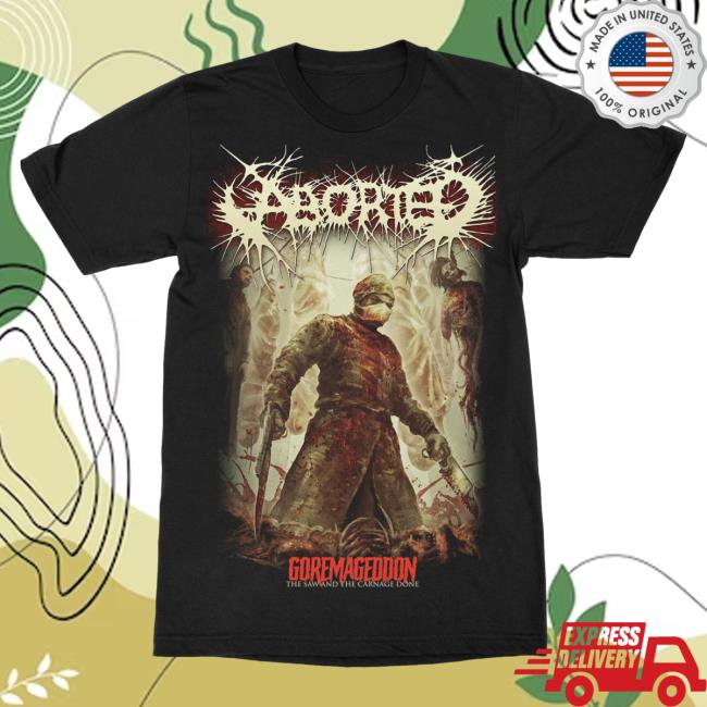 Official Indie Merch Store Shop Aborted "Goremageddon Redux" Shirt New IndieMerchStore