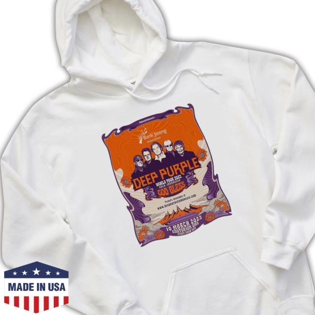 Official X T R E M E Deep Purple World Tour 2023 Solo Indonesia God Bless Sweatshirts