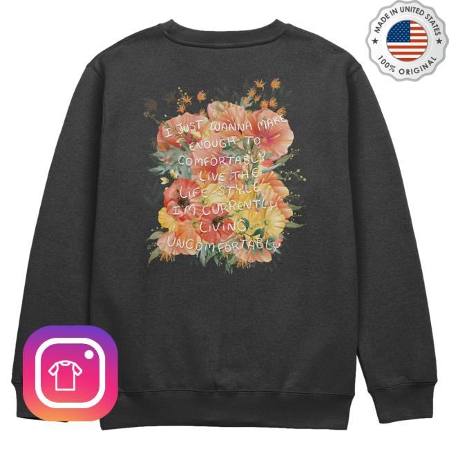 Beautiful Bastard Merch Philip Defranco I Just Wanna Flower Sweatshirts Black PhilipDefranco Shop Beautifulbastard
