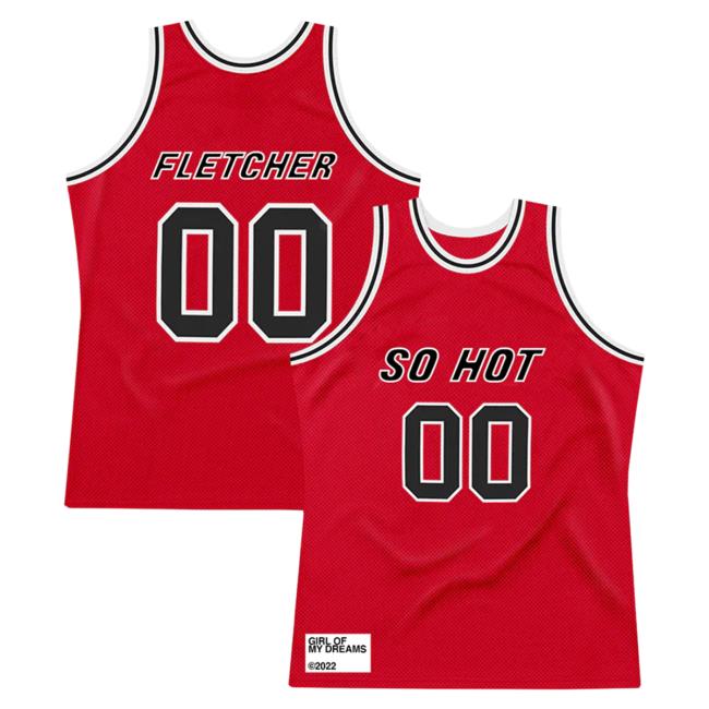 Official Fletcher Merch Store Fletcher's So Hot Basketball Jersey Tees Fletcher Clothing Shop