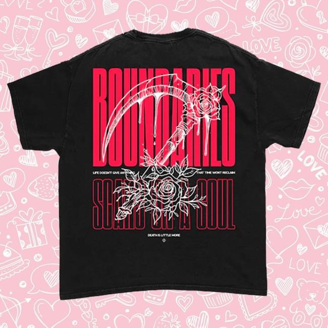 Official Boundaries Merch Store Boundaries CT Scars Scythe Shirts (Black)