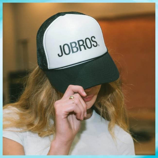 Official Jonas Brothers Store Jobros Trucker - Bi-Color Hat Official Jonas Brothers Merch Jobros Trucker - Bi-Color Hat