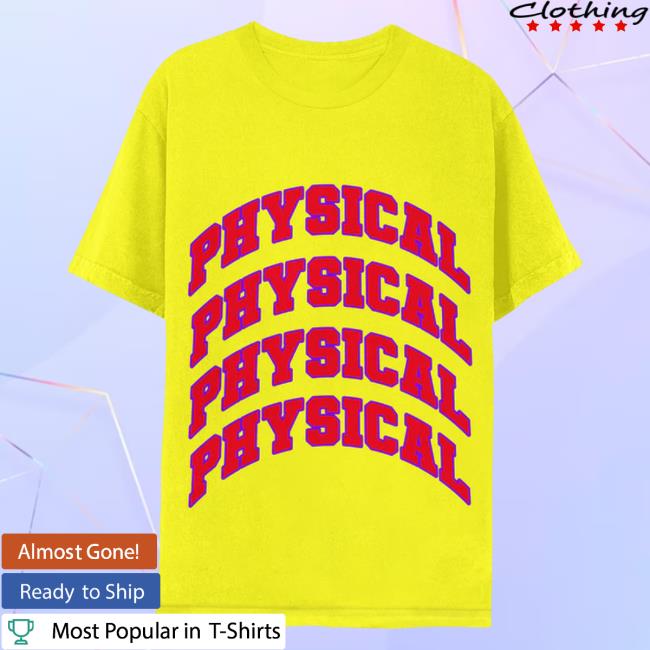 Official Dua Lipa Clothing Store Shop Yellow Physical Tee DuaLipa Merch