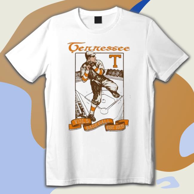 Official Tennessee Baseball Vintage Tee Shirt
