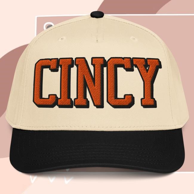 Cincy Shirts Minimal Logo Cincy Gameday Pitch 5 Panel Cap
