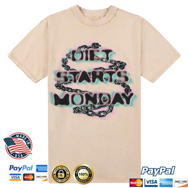 Official Capsule Clothing Store Capsule Nyc Diet Starts Monday Skull Attractive Shirt | Chain CapsuleNyc