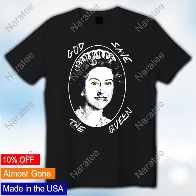 Official God Save The Queen Swastika Eyes Tee
