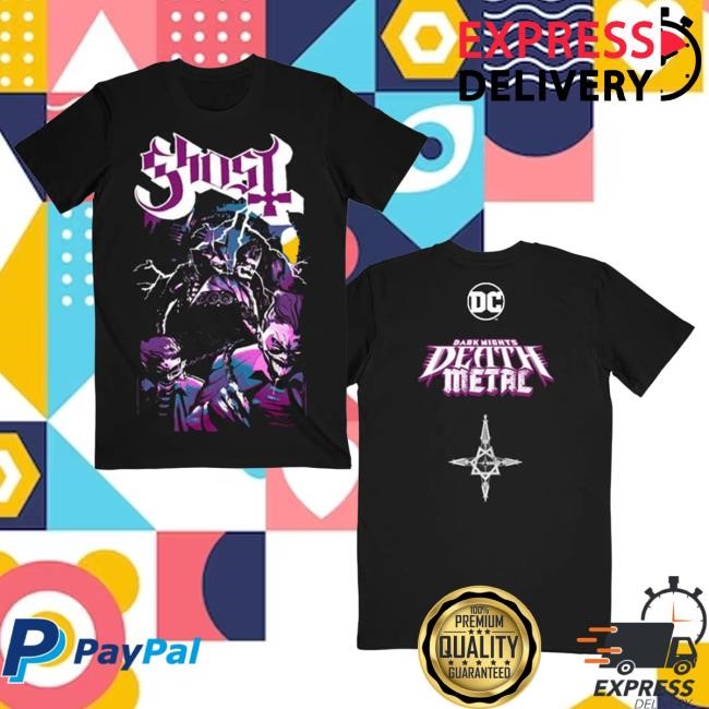 Official Ghost Band Rock Backstreet Merch Store Shop Ghost Dc Comics Death Metal T Shirt