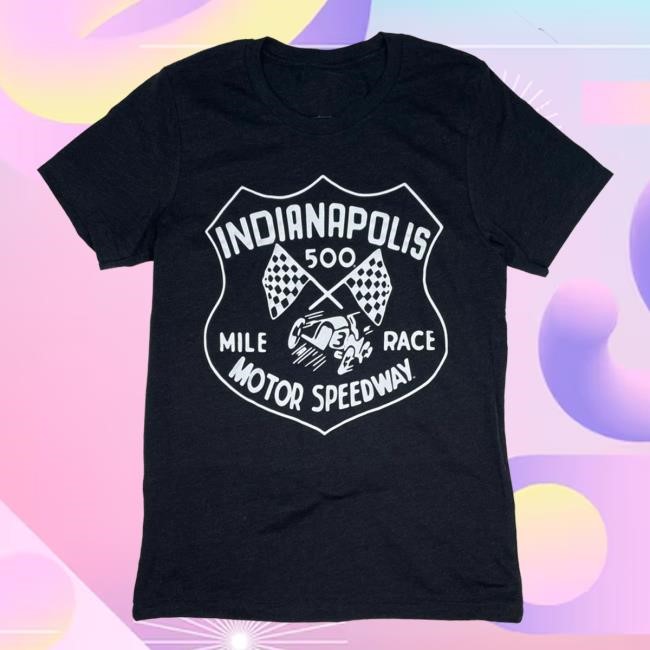 500 Mile Race Badge T Shirt