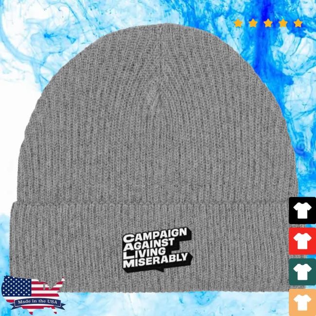 The Calm Zone Black Logo Beanie