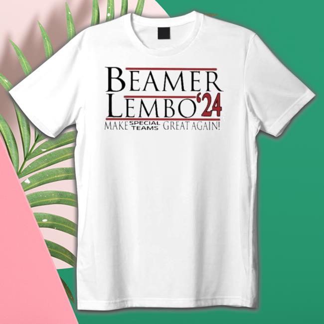 Official Talk Cocky With Me Beamer Lembo 24 Make Special Teams Great Again T-Shirt