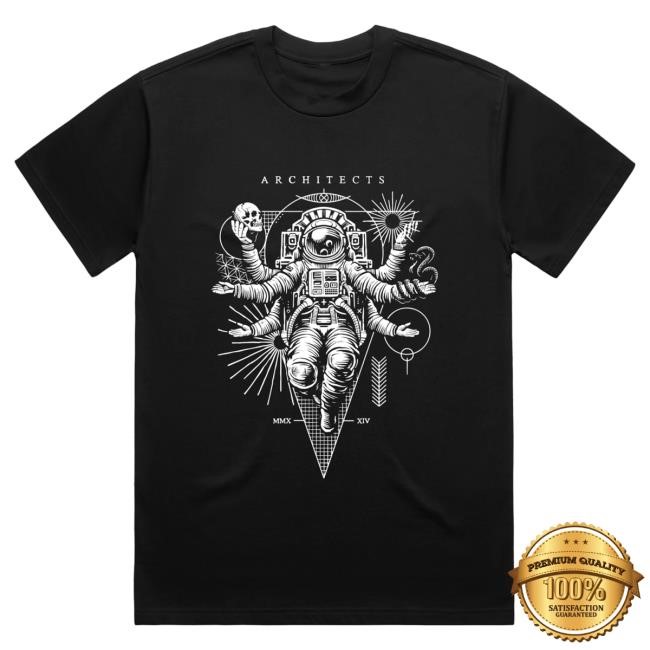 Official Architects Merch Apparel Astronaut Black New T-Shirt Architects