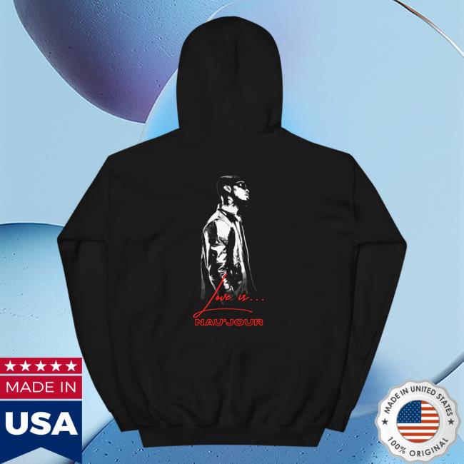 Official Toosii Merch Store Toosii Love Is ___ Hood (Black/Red) Toosii Apparel Clothing Shop Toosii2x
