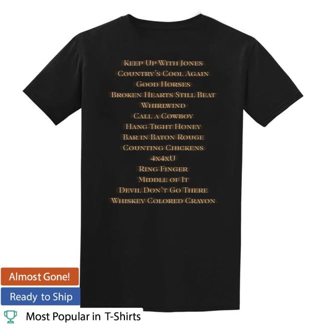 Lainey Wilson Whirlwind Tracklist Short Sleeve Tee