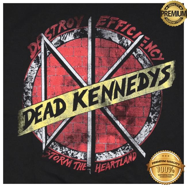 Hello Merch Dead Kennedys Destroy Efficiency Black T Shirt HelloMerch