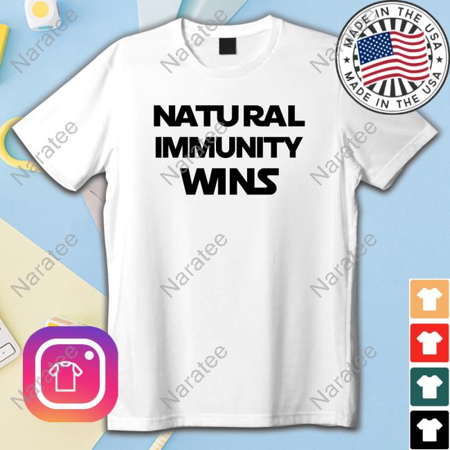Official Rizza Islam Natural Immunity Wins Logo Shirt RizzaIslam