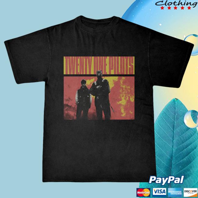 Official Twenty One Pilots Merch Store 21 Pilots Clancy Topline Album Cover Top Shirt Twenty One Pilots Clothing Shop TwentyOnePilots 21Pilots