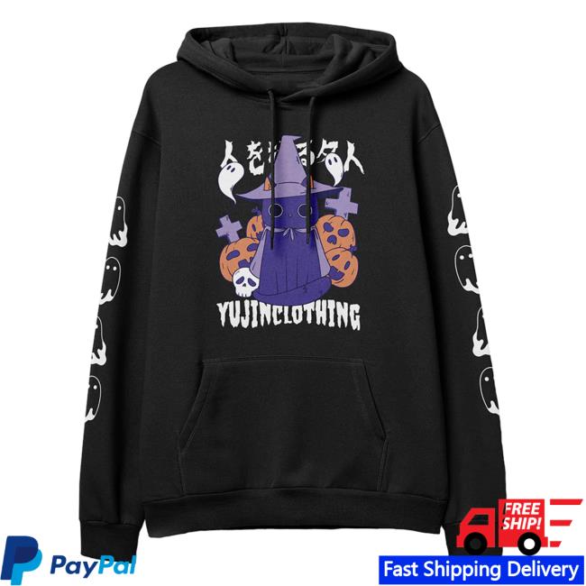 Yujin Clothing Master Manipulator Cat Hooded Sweatshirt Black