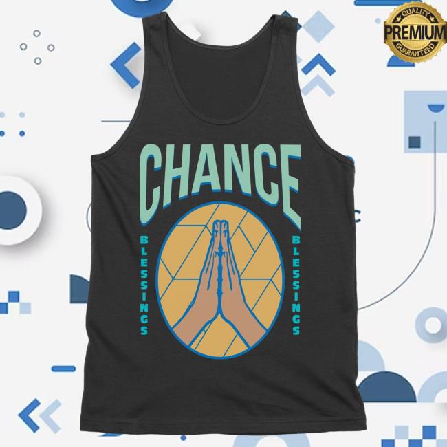 Official Chance the Rapper Merch Store Blessings Black Tank Tee Chance the Rapper Apparel Clothing ChancetheRapper