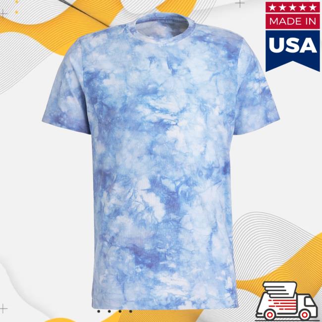 Official Harry Rosen Sol Angeles Clothing Tie Dye Crewneck T Shirt Mid Blue