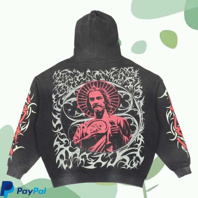 Official Edicion Especial Merch Store Rancho Humilde x Exclusive Club EC x RH Black/Red Hoody
