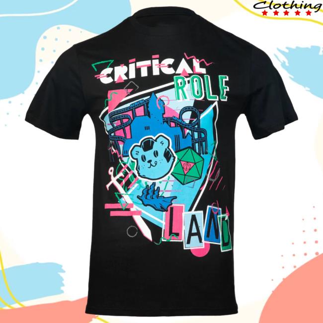 Official Critical Role Merch Store Shop Critical Role Land Top Shirt CriticalRole