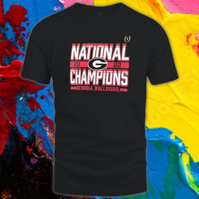 Georgia Bulldogs College Football Playoff 2022 National Champions T-Shirt