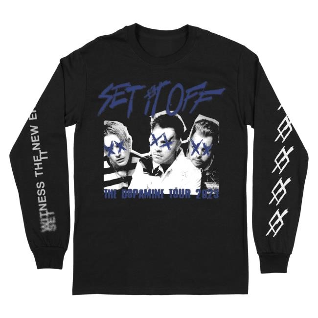 Set It Off Merch The Dopamine Tour L/S – Set It Off Set It Off Merch The Dopamine Tour Shirt – Set It Off