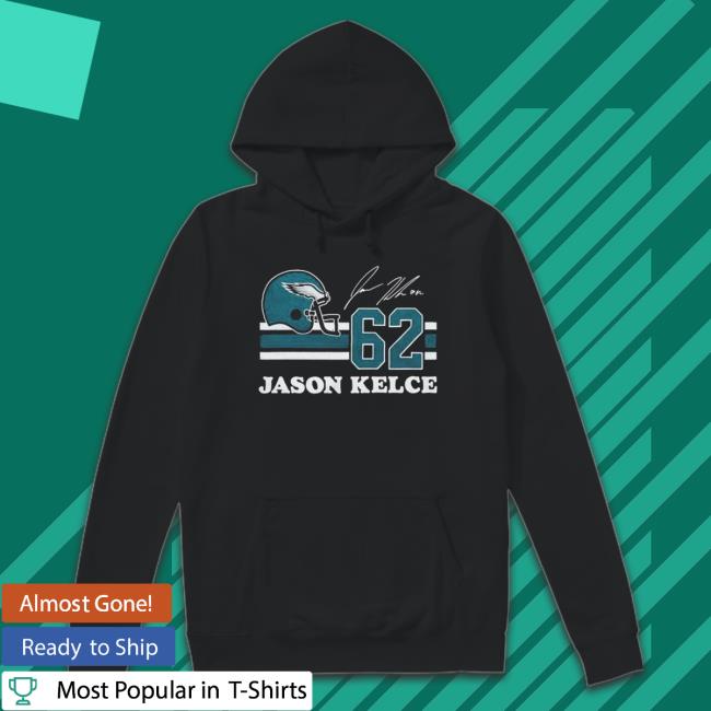 Eagles Jason Kelce #62 Signature Tee Shirt