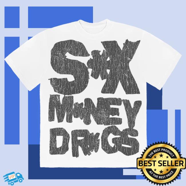 Official Lucki Merch Store Lucki S*X M*Ney Dr*Gs Text T-Shirt