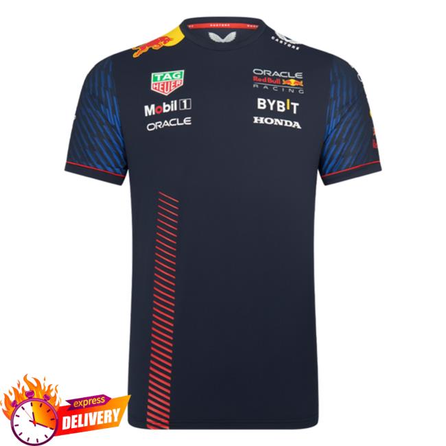 Official Max Verstappen Clothing Store Merch Shop Red Bull Racing 2023 Team Tee MaxVerstappen