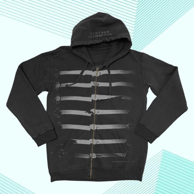 Official Mcr Merch Store Shop Warner Records My Chemical Together We March Zip Sweatshirts WarnerRecords