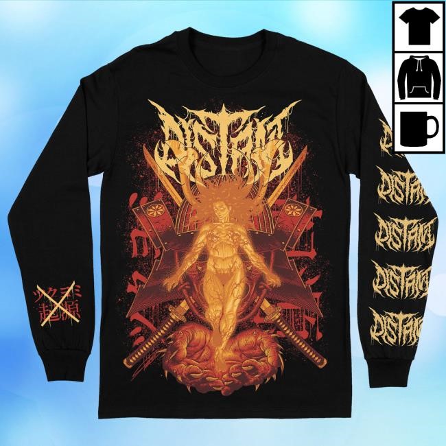 Distant Band Burning Daath Long Sleeve Shirt Distant Merch
