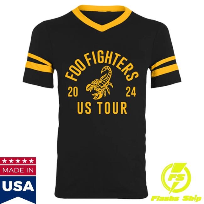 Official Foo Fighters Merch 2024 Tour Foo Fighters 2024 Us Tour Tee - Shiflett T-Shirt