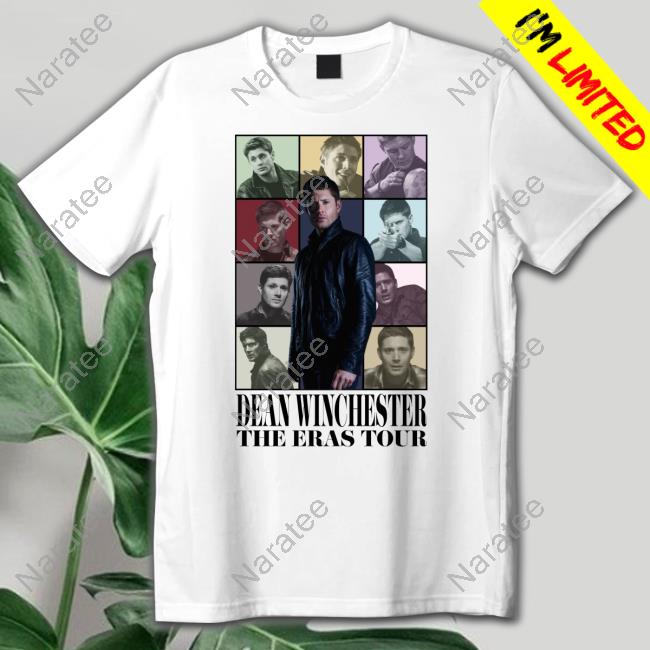 Official The Swift Society Jensen Ackles Wearing Dean Winchester The Eras Tour T-Shirt