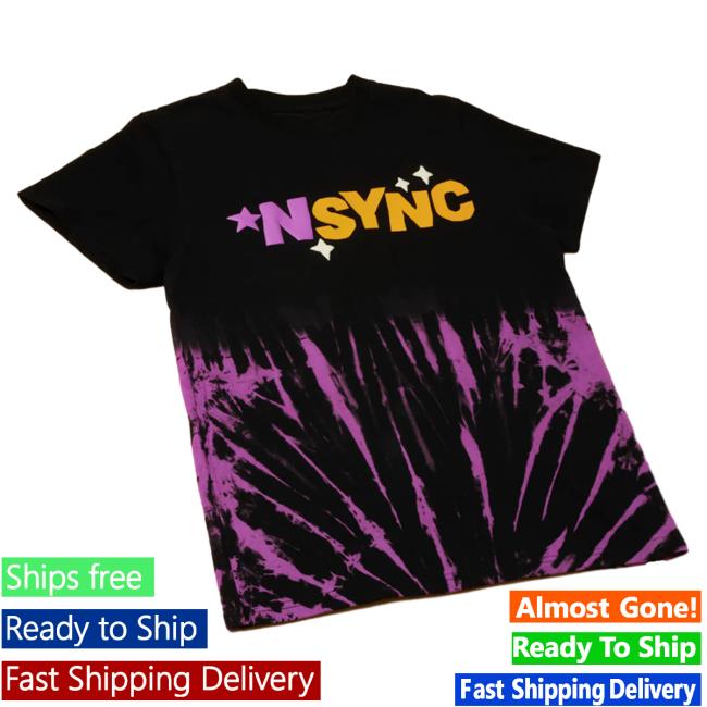 Official Nsync Apparel Clothing Store Shop Merch I Want You Back Tie Dye T-Shirts