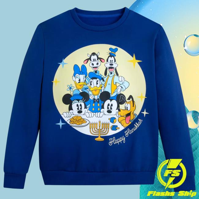 Official Shop Disney Merch StoreMickey Mouse And Friends Hanukkah Sweater by Cakeworthy Shopdisney Appare Clothing