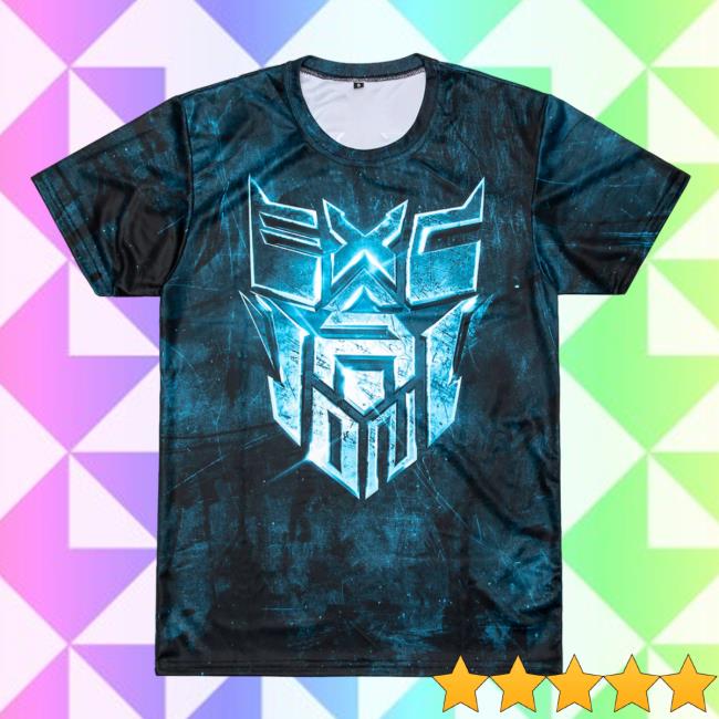 Official Excision Merch Decepticon Unisex Tee Sapphire